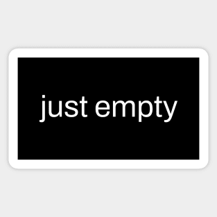 just empty Sticker